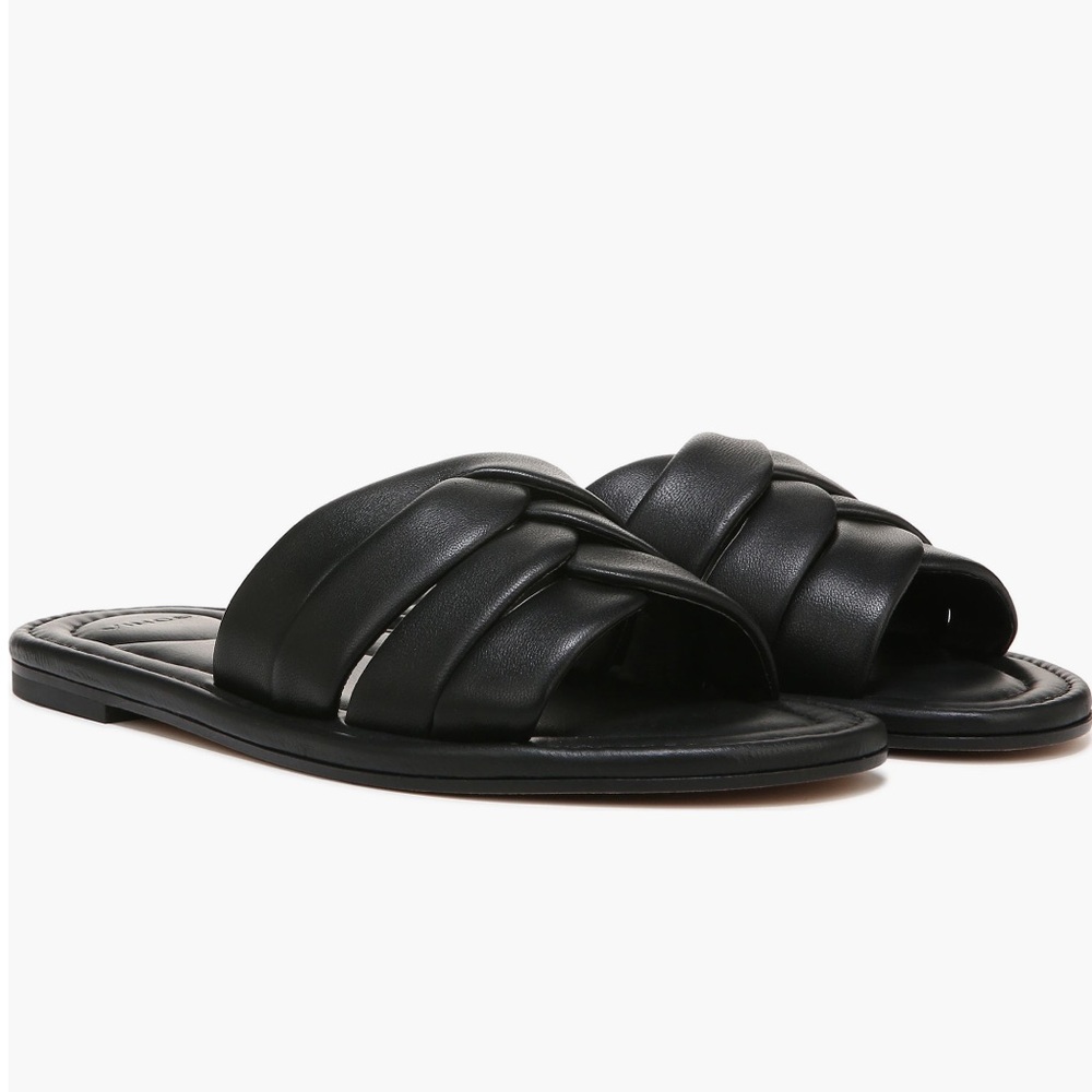 Vince Palmetta Braided Slide Sandal